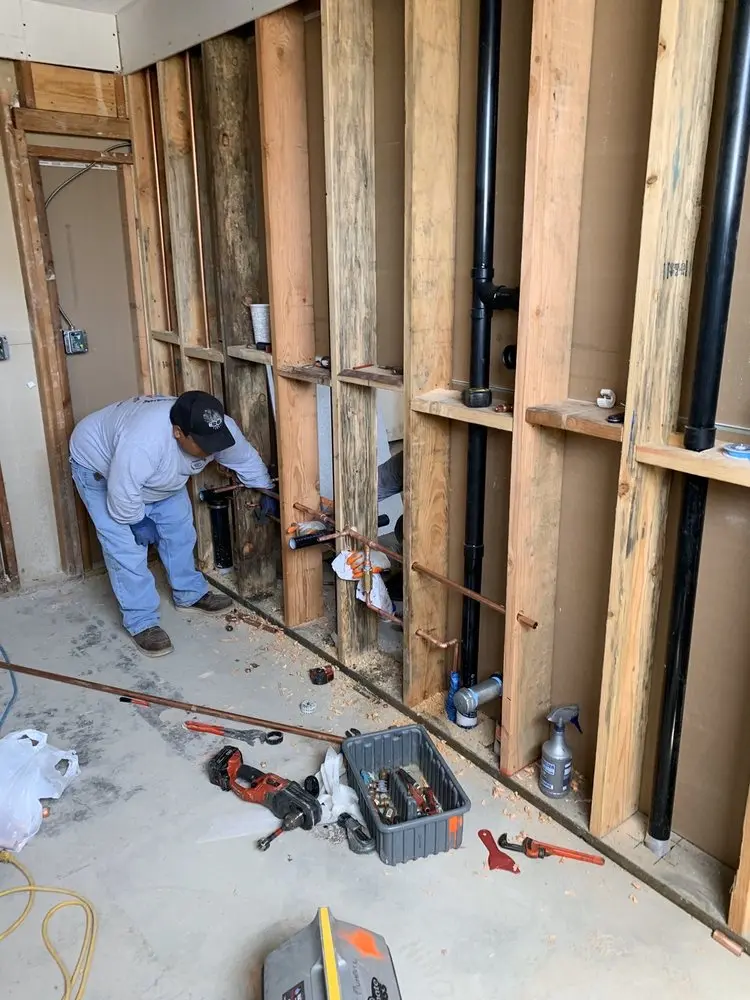 Commercial rough-in plumbing for Commercial Plumbing in Warwick
